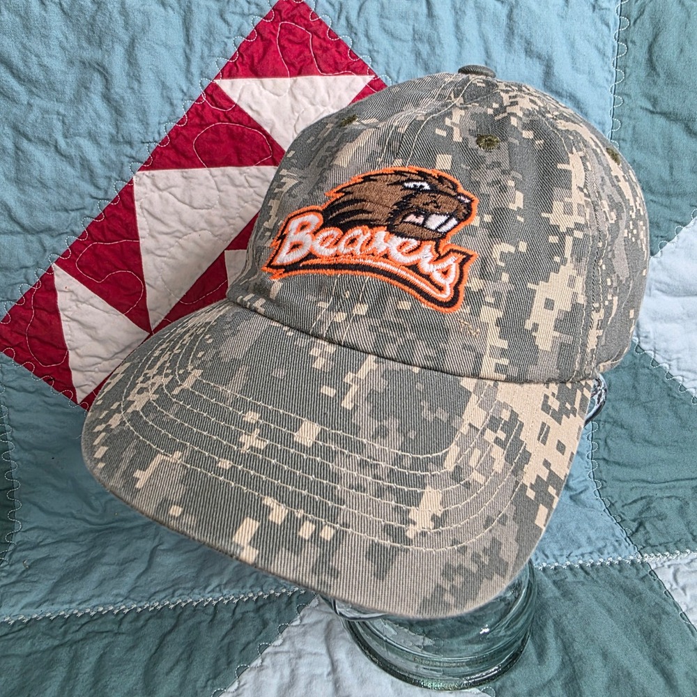 Oregon State Beavers Digital Camo Baseball Hat Captivating Headgear One Size